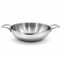 IndiChef Tri-Ply Stainless Steel Kadahi/Kadhai – 1.2 Litre, 18 CM/180 MM | Heavy-Duty Base for Low-Oil, Healthy Cooking | Suitable for Induction & Gas | Durable, Scratch-Resistant Surface | 5 Year warrenty
