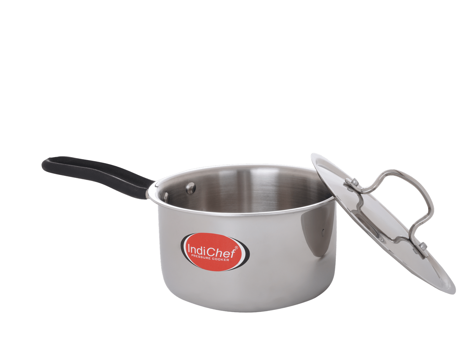 IndiChef Sauce Pan with Lid (Triply, Induction Bottom) - Image 2