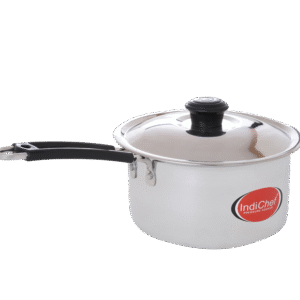 Saucepan Polish Heavy Weight Black P.V.C Handle IND.